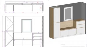 meubles sur mesure placard pour entrée