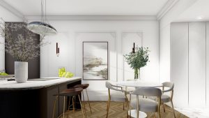 cuisine ouverte agencement de standing paris